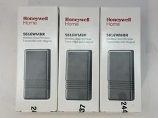 Lot of 3 x Honeywell 5816 5816WMBR Wireless Door/Window Transmitters Sensors