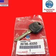GENUINE TOYOTA UNCUT LAND CRUISER CAMRY TRANSPONDER KEY TRANSMITTER 89786-60050