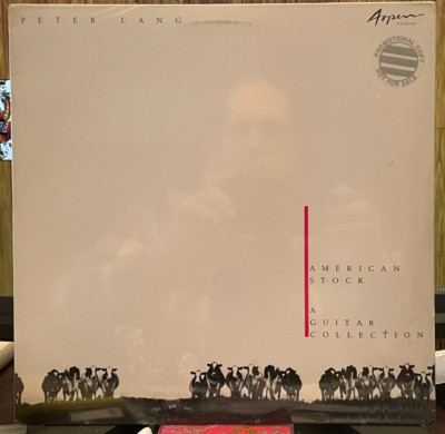 PETER LANG ''American Stock: A Guitar Collection'' LP New / Sealed Promotional