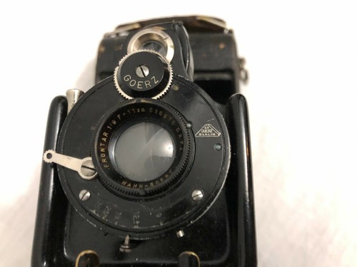 GOERZ TENAX PELLICOLA A RULLO FOTOCAMERA PIEGHEVOLE HAHN - OBIETTIVO GOERZ ANTERIORE 1:9 F = 11 cm D.R.P - Foto 9 di 12