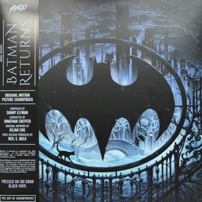 BATMAN RETURNS 2LP VINYL バットマン リターンズ LP Batman Returns Original Motion Picture Soundtrack 2x Vinyl