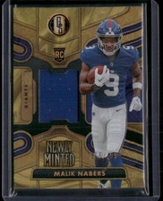 2024 Panini Gold Standard #NMM-MNS Malik Nabers Newly Minted 499