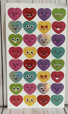 Heart Emoji Emotions Expressions Stickers Valentine s Day Love All Year Decorate