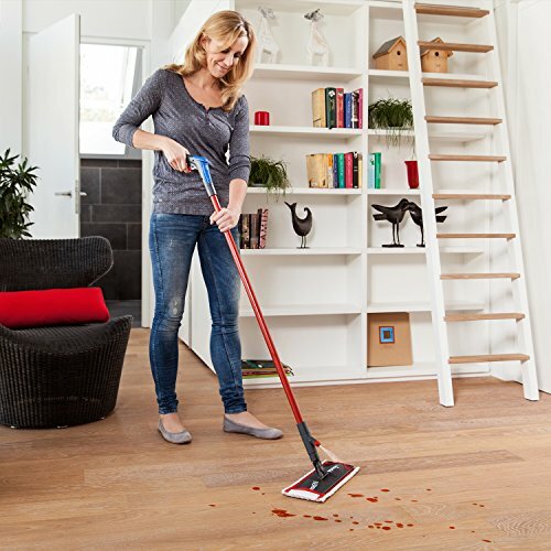 Vileda 1 2 Spray Microfibre Flat Spray Mop With Extra Microfibre Refill Pad Red - Picture 4 of 7