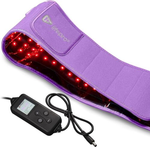 Lifepro AllevaRed Red Light Therapy Cloth Wrap Belt, Black - Picture 9 of 14