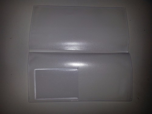 Portafoglio porta documenti ref bianco pvc (contiene un foglio 1/3 A 4) - Foto 2 di 2