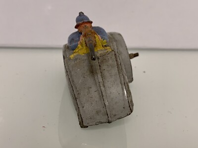 Jouet Ancien Soldat en Plombs SR Rivollet Simon Side Car Harvey Davidson WWI