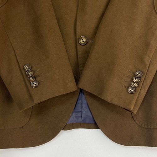 Chaqueta Deportiva Brook Taverner Para Hombres 42R Marrón Algodón Cepillado Moleskin Blazer - Imagen 12 de 15