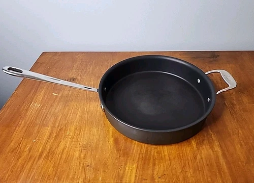 Emeril Lagasse 5 Qt Saute Pan 12" Non Stick Stainless Steel Saucepan No Lid