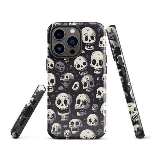 Halloween Cartoonish Skull Expressions Medley Tough Case iPhone® by Trendyz - Picture 15 of 20
