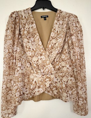 Express Floral Swing Top Size Large 