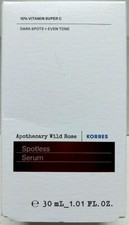 Korres Apothecary Wild Rose Spotless Serum Dark Spots Even Tone 1.01 fl oz NEW