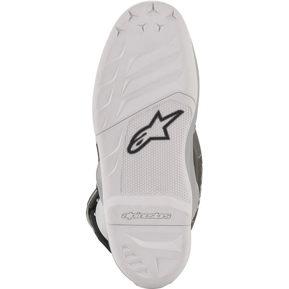 Alpinestars 2025 Tech 7S Youth Motocross Boots Black Silver Alpinestars 2025 Tech 7S Youth Motocross Boots Black Silver
