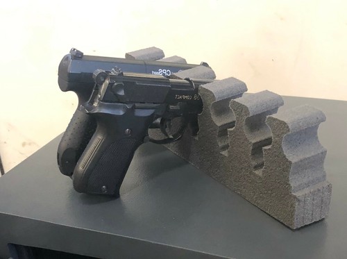 Magnetischer Waffenhalter für 5 Kurzwaffen Zubehör Tresorkauf24 31,5 x 4 x 10cm - Bild 3 von 3