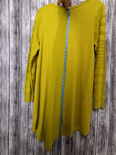 Women's Apt.9  Olive Gold Tunic Length Thin Sweater Size 0X - Picture 9 of 9