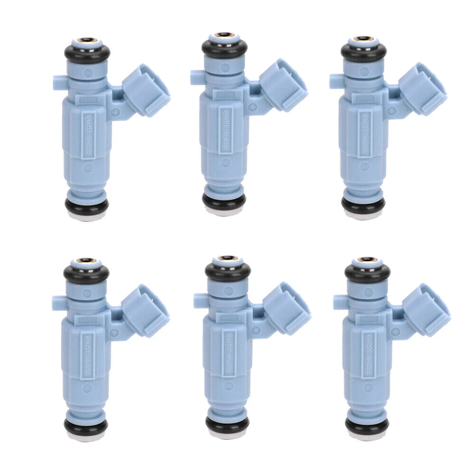 6Pcs Fuel Injector for Hyundai Santa Fe Sonata XG350 & Kia Optima Sedona Sorento - Imagem 2 de 4