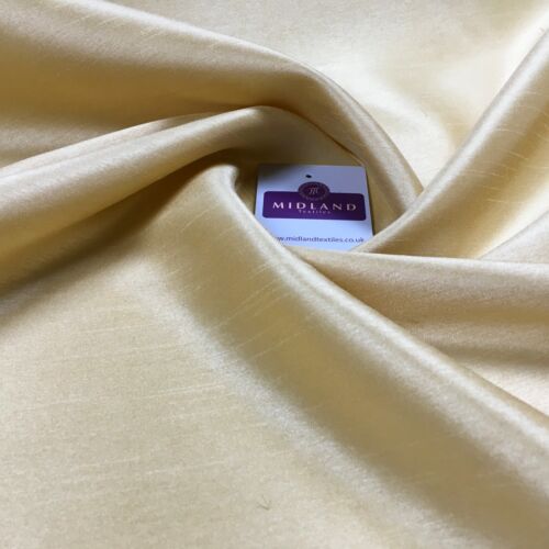 £4.99 Plain Shantung Satin Backed Dupion Faux Silk Dress Fabric 147 cm MD1293 - Picture 27 of 68