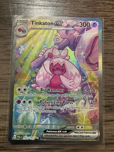 2023 Pokémon Paldea Evolved Tinkaton EX Sir 262/193 Special Illustration NM