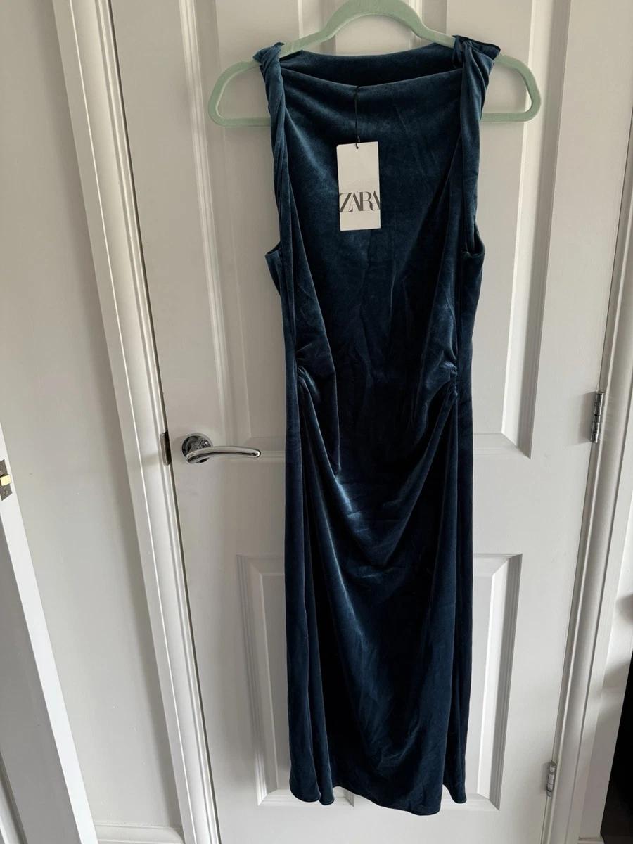 Zara Velvet Blue Dresses for Women for sale | eBay UK