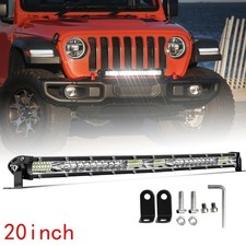 10 20 30 40 50 Led Light Bar Spot Flood Combo Beam For Suv Utv Atv