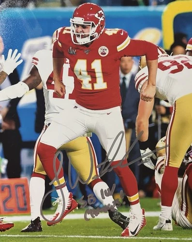 Kansas City Chiefs James Winchester Signed Autograph 8x10 Photo WCOA