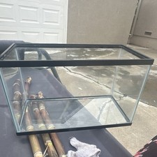Glass Rectangle Aquarium Fish Tank Only for All Water Types, Standard Shape