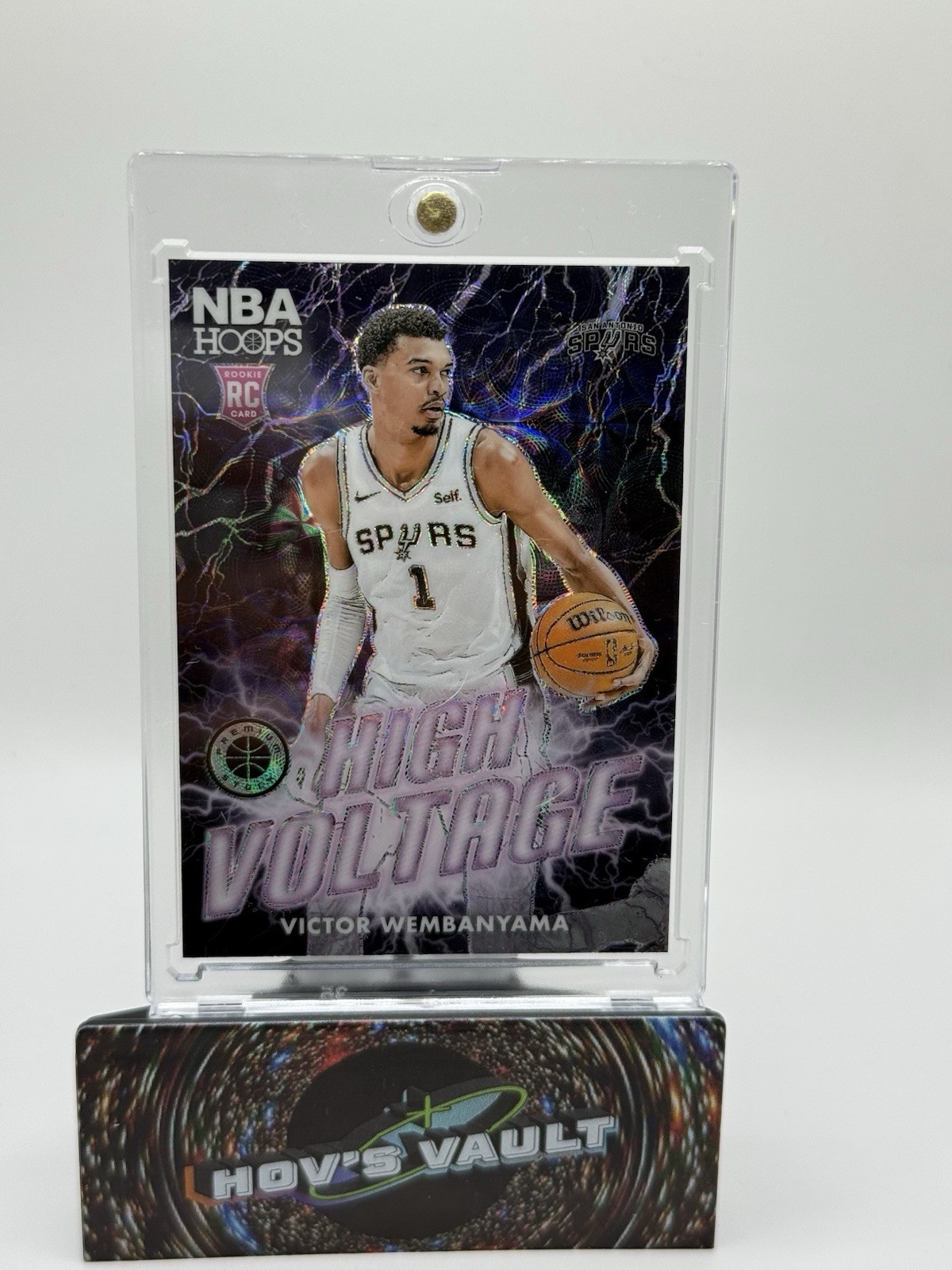 2023-24 NBA Hoops Premium Stock - Rookie High Voltage Victor Wembanyama #10 SSP