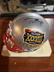 Tom Brady Super Bowl 38 New England Patriots Signed Mini Helmet