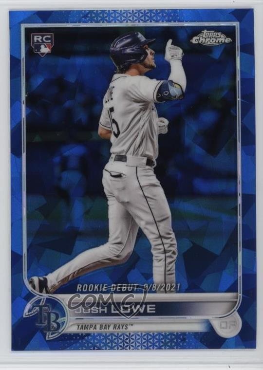 2022 Topps Chrome Update Sapphire Edition Rookie Debut Josh Lowe #US255 1t2c