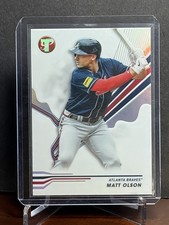 2024 Topps Pristine #59 Matt Olson Atlanta Braves Refractor Parallel Card