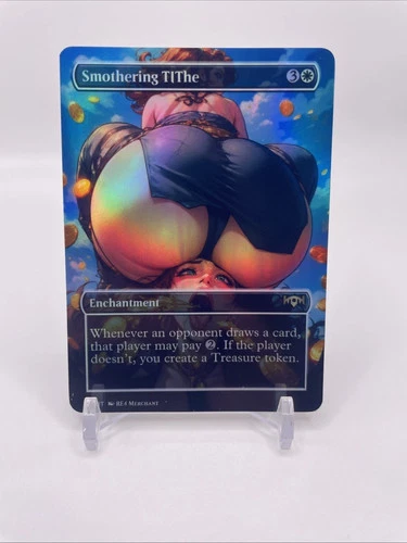 MTG Smothering TIThe FOIL playtest casual Borderless Card MTG Commander EDH