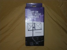 CLAMP - ON SHEET MUSIC BOOKPLATE for MIC STANDS - ON-STAGE SMC1500 - NEW IN BOX