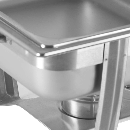 ZC807 2 Packungen 8 Quart Volle Größe Edelstahl Faltbarer Rahmen Chafing Dish Lebensmittel - Bild 5 von 7