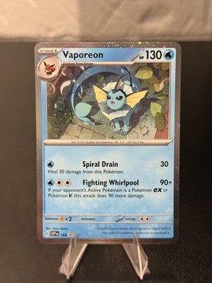 Vaporeon - 168 (Cosmos Holo) 168 Sv: Scarlet & Violet Promo Cards Holo