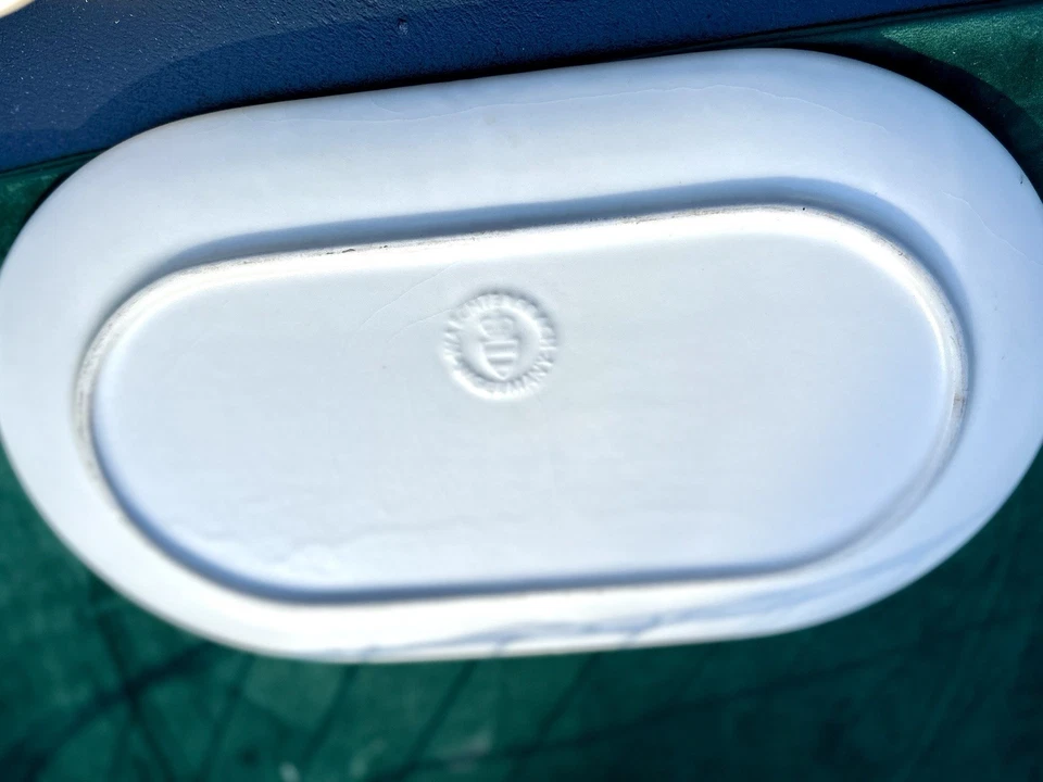 Винтажное продолговатое блюдо из мака 1970-х 14 дюймов Waechtersbach Германия мод цветок - Изображение 3 из 3