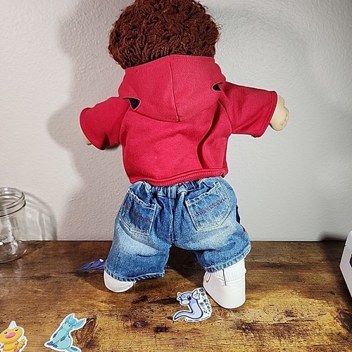 Vintage 1984 Cabbage Patch Puppe lockiges rotes Haar braune Augen - Beschreibung - Bild 6 von 8