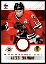 2001-02 Pacific Private Stock Game Gear Alexei Zhamnov Chicago Blackhawks #27