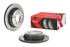 2x Bremsscheibe gelocht/innenbel. 09.B338.2X BREMBO f�r BMW 3 Touring X1 3 1