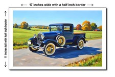 1930 Ford Pickup Truck 6 - 11x17 Poster Art Print