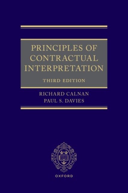 Principles of Contractual Interpretation by Richard Calnan, P... - 9780198897170 - Image 5