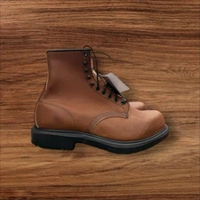 VTG Red Wing Shoes Mens 11.5 E BootSupersole 953 Brown Leather Soft Made In USA