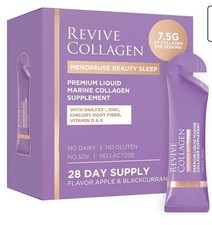 Revive Colágeno Menopausia Belleza Sueño Premium Líquido Marino Colágeno Bebida 28ct