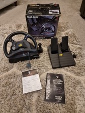 PlayStation Steering Wheel & Foot Pedals By Mad Catz