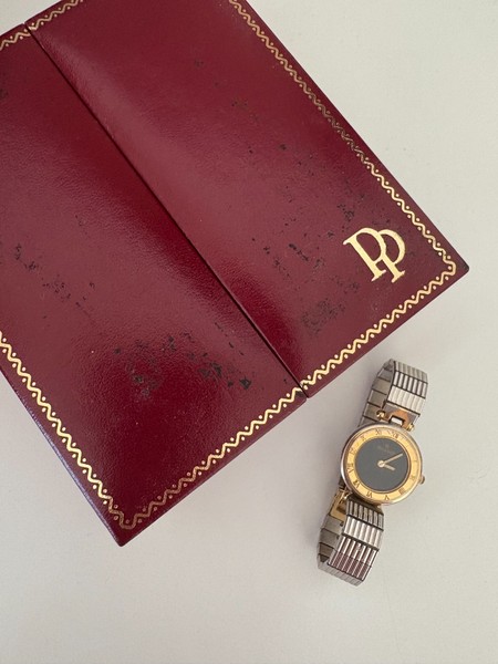 Orologio Vintage Donna Pelletier Dettagli Argento e Oro