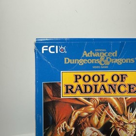 DUNGEON & DRAGONS: POOL OF RADIANCE - NES Game Box ONLY (Advanced D&D) Authentic