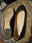 Jimmy Choo sz 10 , London Flats Black Size 40 Sparkle Shoes  — photo 4