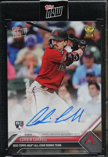 CORBIN CARROLL RC 💥 2023 Topps Update Rookie Debut Baseball Card