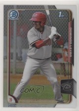 2015 Bowman Draft Chrome Refractor Domingo Leyba #67 n1u