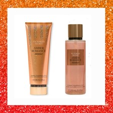 Amber Romance Shimmer Body Lotion  Mist Set by Victoria  s Secret - NEW