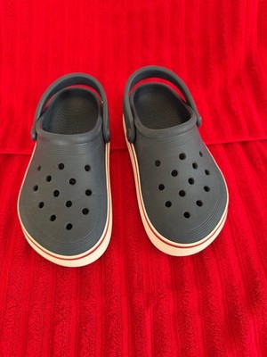 Crocs  CROCBAND Clogs/Mule Blue Slip-On, Unisex Size J1
